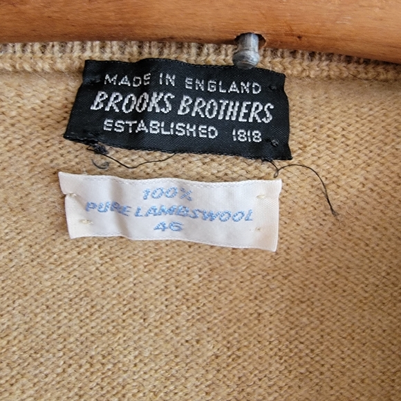 Brooks Brothers 100% Pure Lambswool Size 46 - Picture 7 of 10